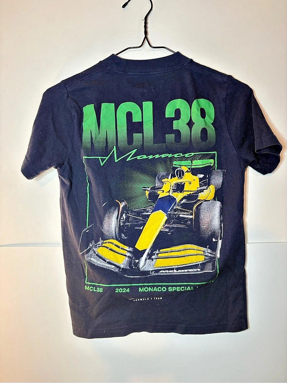 Abercrombie McLaren Formula 1 Team Monaco Special racing Graphic Tee Boys 9/10